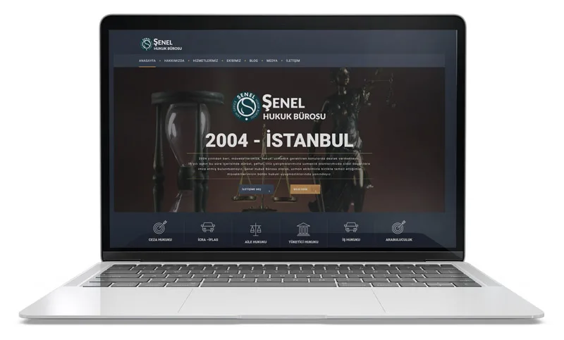 طراحی وب سایت حقوقی سنسیل